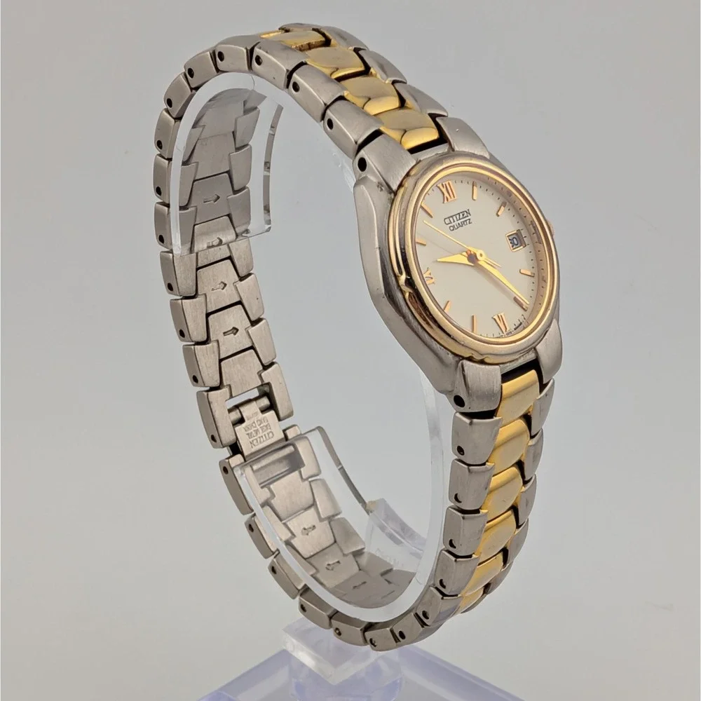 Citizen 1012-S76167 Women's Two Tone Quartz Watch Roman Numerals 26mm 7